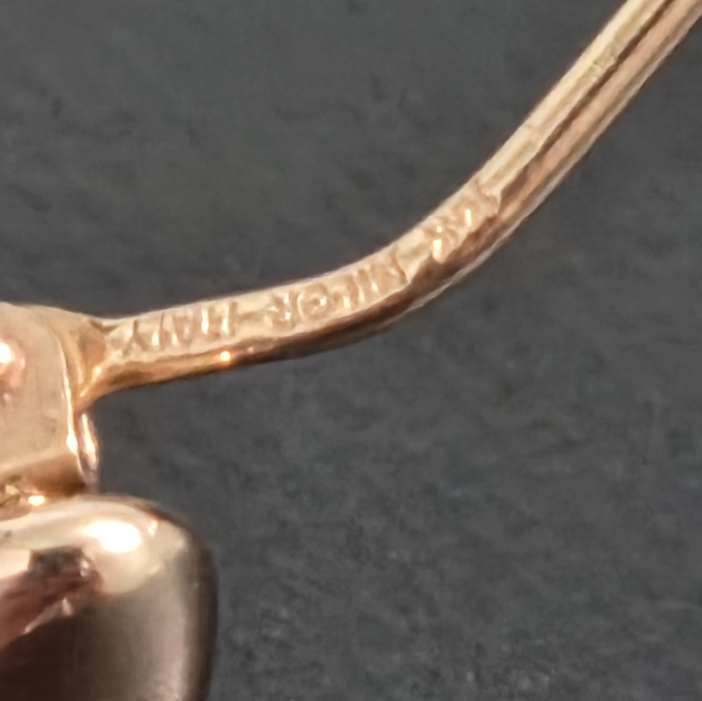 14k Rose Gold Hoop Earrings - Picture 4 of 9